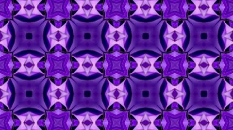 Purple - Kaleidoscop - Square Stock Footage 10604968