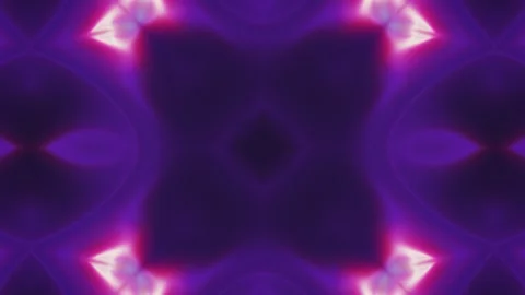 Purple Kaleidoscope abstract pattern animation, seamless loop Stock Footage 240163142