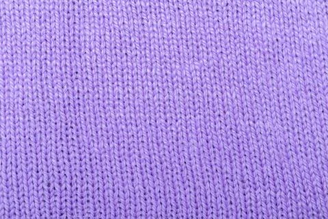 Purple  knitted surface as a background Foto stock
