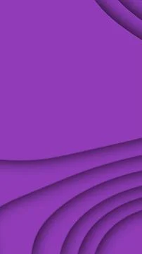 Purple layered papercut background with smooth curved shapes and soft shadows Stock Illustration