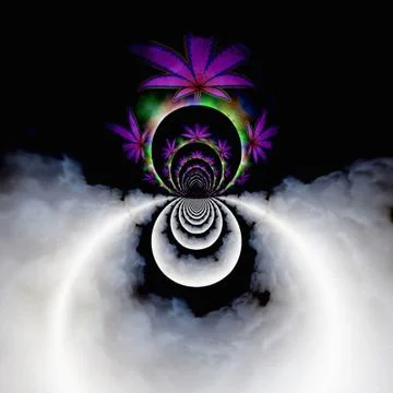 Purple leaf Stock Illustration