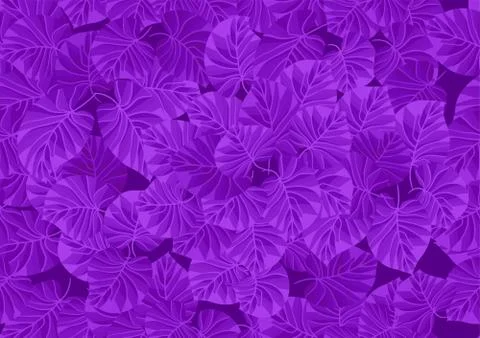 Purple leaf pattern Illustrazione stock