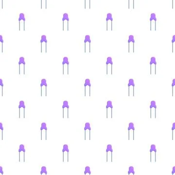 Purple led diodes creating seamless electronic pattern background イラスト素材