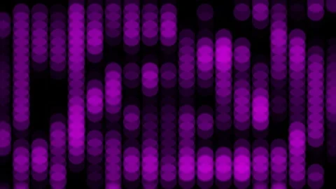 Purple Led Lights Bokeh Panel Background. 4K. Stock Footage 223533391