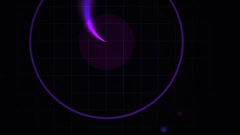 Purple Light Circle Technology Background. Stock Footage 340040720