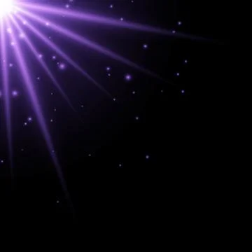 Purple light effect. Abstract background with shiny sparkles and glitter du.. Stock Illustration