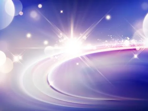 Purple light effect background Stock Illustration