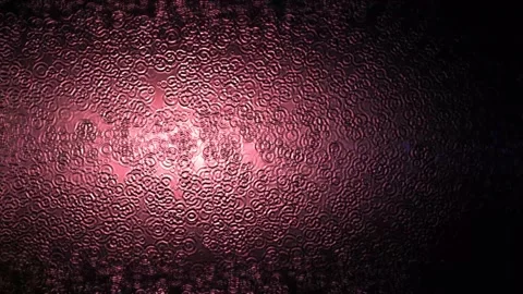 Purple light moving in the background of moving rings from left to right Stockbeeldmateriaal 320121675