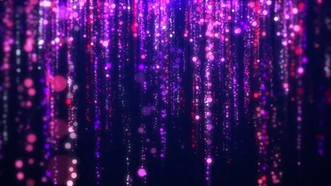Purple Light Particle Background with particle lights falling looped for fo.. Stock Footage 245118505