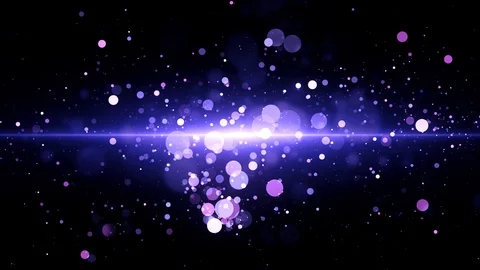 Purple Light Particles Stock Footage 92336074