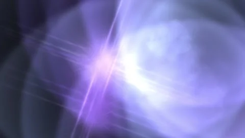 Purple light pulses against a dark background Video stock 337227178
