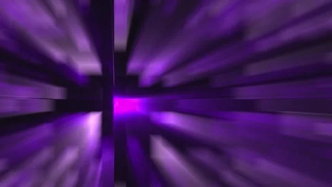 Purple Light Rays Bursting Through Darkness with Cinematic Motion Video stock 341377113