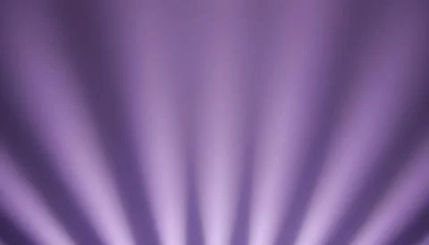 Purple light rays illuminating from below creating radiant background with .. Stock Illustration