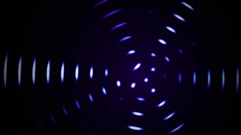 Purple light segments spin in a seamless loop Stock Footage 341666070
