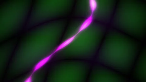 Purple light streak on green grid background. Stock Footage 337517151