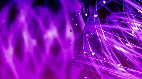 Purple Light Streaks - Abstract Background 79 (HD) Stock Footage 12231997