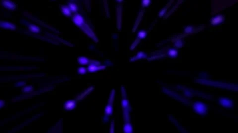 Purple Light Streaks Moving Through Space Stock Footage 307629361