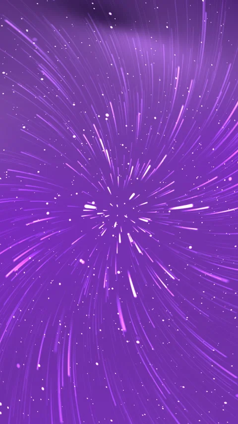 Purple Light Streaks Racing Through Glowing Abstract Space Tunnel Stock Footage 333980595