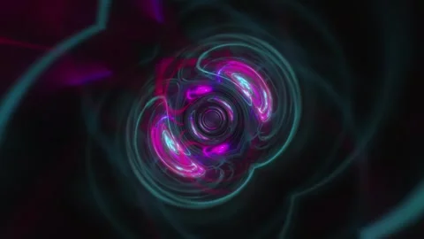 Purple Light Tunnel VJ Loop Stock Footage 329974479