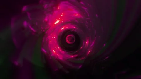 Purple Light Tunnel VJ Loop Stock Footage 329976604