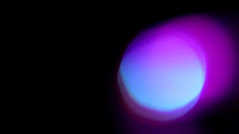 Purple light without focus and bokeh color change Vídeos de archivo 309427266