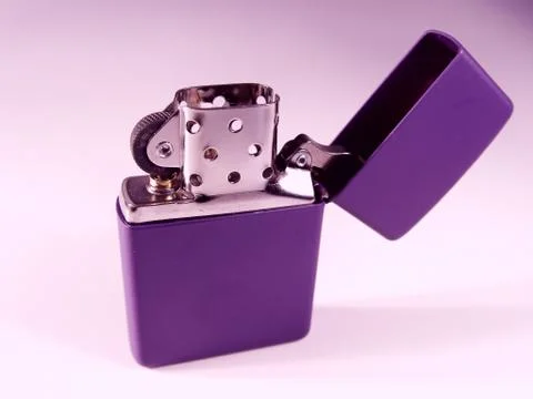 Purple lighter Stock Photos