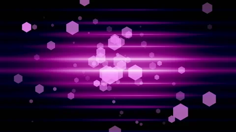 Purple lightes with hexagon Stock Footage 40625573