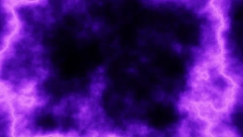 Purple lightning bolt in the dark 스톡 동영상 303536739