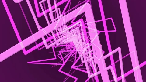Purple Lightning Bolt Zoom Video stock 100447832
