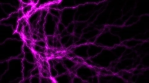 Purple Lightning Storm Stock Footage 64916