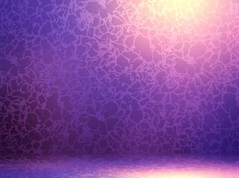 Purple lilac elite interior empty studio 3d background. Gloss texture. Stock Illustration