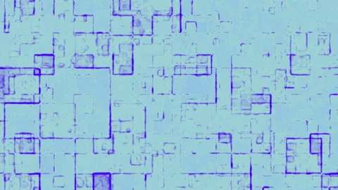 Purple lines form many squares on pale blue background. Stock Footage 294295448