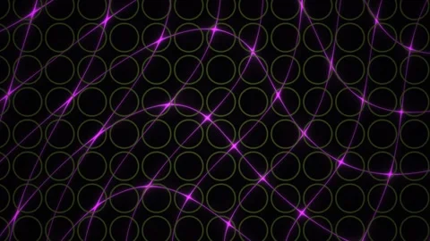 Purple Lines Glowing Grid Abstract Background for Technology Network Visuals Stock Footage 343755845