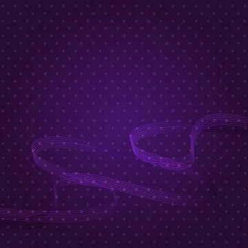 Purple lines wavy with dot abstract background Illustrazione stock