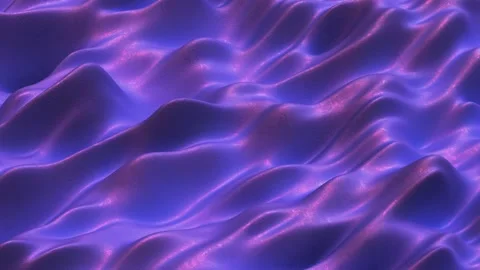 Purple liquid metallic surface seamless loop 3D render animation Stock Footage 157417878