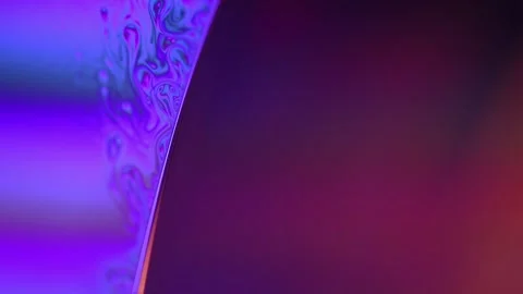 Purple liquid surface, minimalistic abstraction Stock Footage 311204033