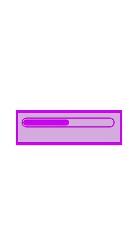 Purple loading bar animation vertical video progress indicator ui ux design.. Stock Footage 344285379