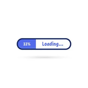 Purple loading bar simple icon 스톡 일러스트