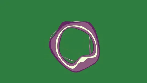 Purple logo object the shape of an oval eye image man ' s face drawing leaf s... Stock Footage 335986772