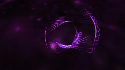 Purple Looping Technical Abstract - 4K Resolution Ultra HD Stock Footage 41387988