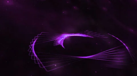 Purple Looping Technical Abstract Array Vídeos de archivo 41110268
