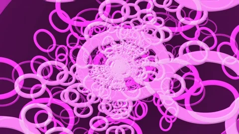 Purple Lots of Circle Stock Footage 100453903