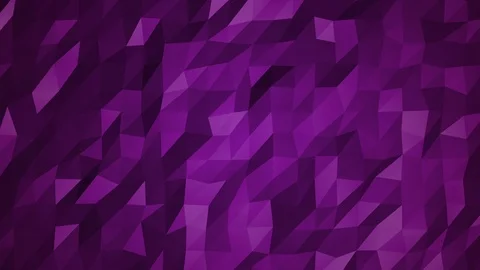 Purple low poly abstract seamless animated background Stock Footage 93251075
