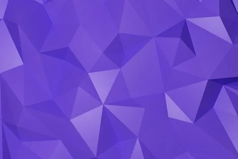 Purple low poly background 3d render color Stock Illustration