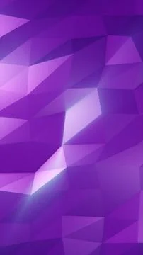 Purple low poly geometric background with faceted triangles and soft gradie.. Stock Illustration