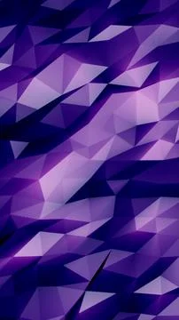 Purple low-poly geometric surface with faceted triangular shapes, creating .. Stockillustratie