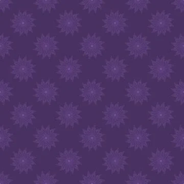 Purple luxury vector seamless pattern. Stock Illustration