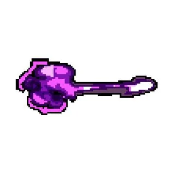 Purple magic blast projectile shooting game effect Stock Illustration