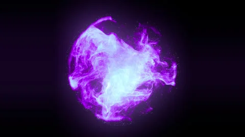 Purple Magic Orb. Stock Footage 317693092
