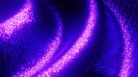 Purple Magic Waves Background Loop Animation in 4K Stock Footage 242586038